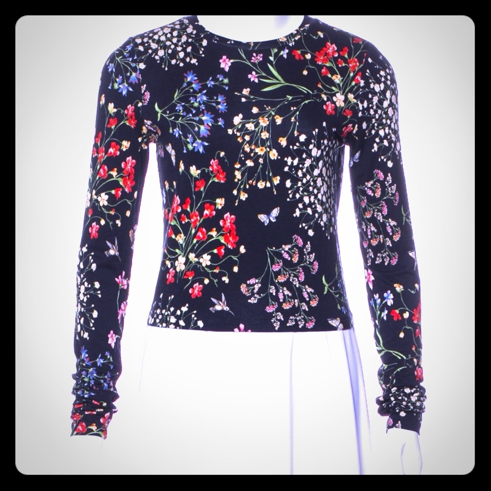 Floral crop top